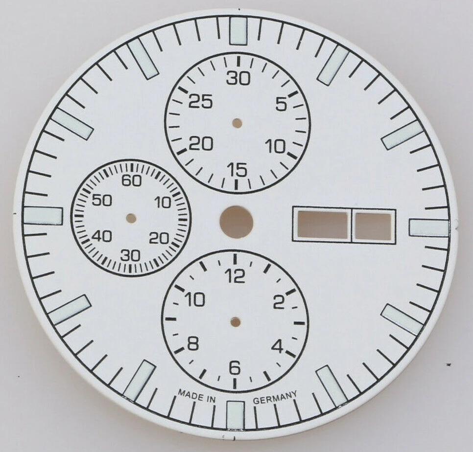 Zifferblatt für ETA Valjoux 7750 / 7760 Werk 34.8 mm