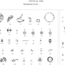 AS 5100 ricambi per orologi AS 5101, AS 5102, AS 5103 AS 5106 PART 255 PART 445 PART 705