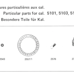 AS 5101 Uhrenersatzteile AS 5151, AS 5153, AS 5154 AS 5156 AS 5104 AS 5103 AS 5106