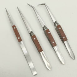 Kreuzpinzette, Lötpinzetten Set 4 teilig Pinzettensatz Edelstahl Soldiers Tweezers