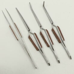 Kreuzpinzette, Lötpinzetten Set 4 teilig Pinzettensatz Edelstahl Soldiers Tweezers – Bild 3