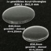 Verre acrylique bombé, hauteur 4,25 mm, pour montres