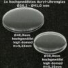 Acrylic domed watch glass for your pocket watches