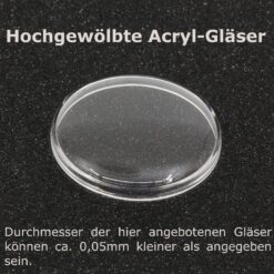 Verre acrylique très bombé pour montres de poche et montres-bracelets – H : 5,25 mm – image 3