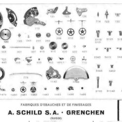 Watch Parts AS 1361, AS 1475, AS 1525, AS 1560, AS 1676, AS 1710, AS 1681 – Adolph Schild – image 14