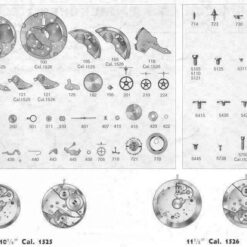 Watch Parts AS 1361, AS 1475, AS 1525, AS 1560, AS 1676, AS 1710, AS 1681 – Adolph Schild – image 17