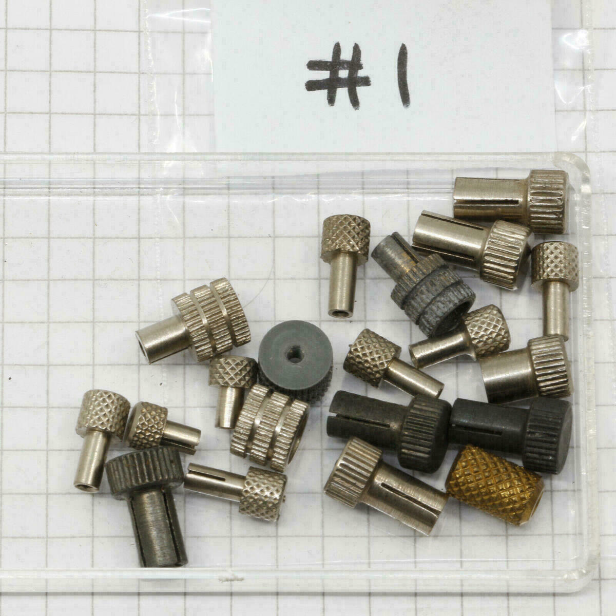 20 Richtknöpfe- Stellschrauben -Stellknöpfe für Wecker / Reisewecker Lagerware – Bild 2