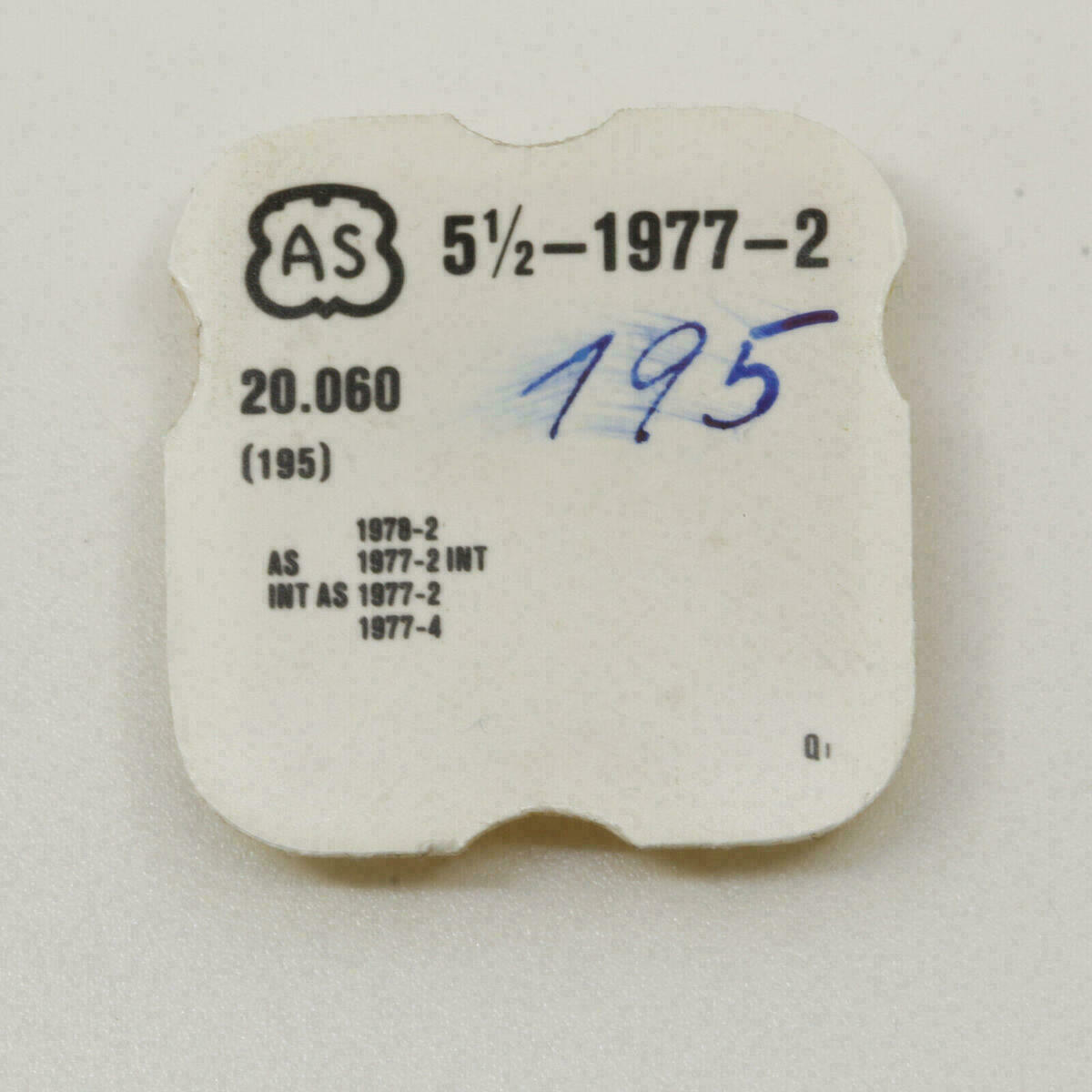 AS 1977-2 PART 182, PART 195, PART 210, PART 710 AS 1977-4, AS 1977, bariletto.. – immagine 3