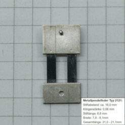 Pendelfeder #2121 für Standuhr, Großuhr, Wanduhr, Regulator Ersatzpendelfeder – Bild 2