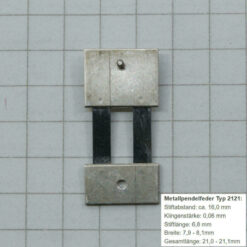 Pendelfeder #2121 für Standuhr, Großuhr, Wanduhr, Regulator Ersatzpendelfeder