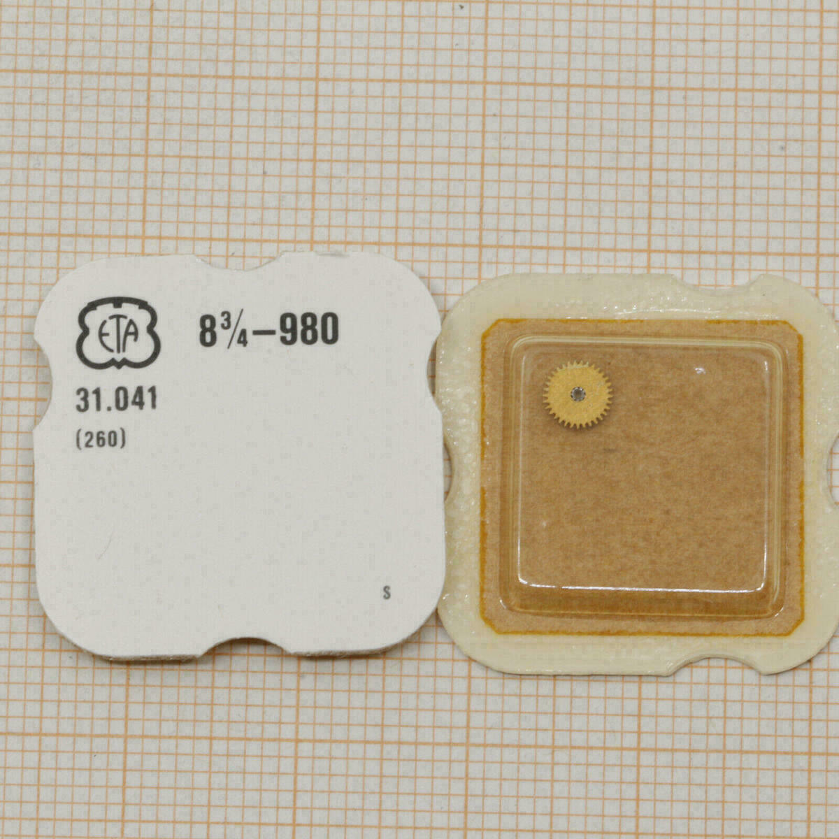 ETA PART 260, Ruota minuti - Minute wheel, Wechselrad, ETA watch parts NOS