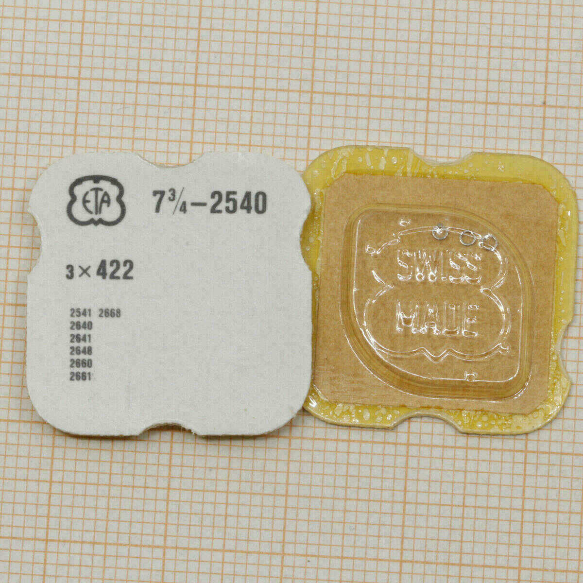 Bagues de roue de couronne ETA Part 422 – pièces détachées ETA