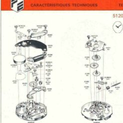 Ricambi per orologi France Ebauches, FE 8221, FE 8020, FE 7120, FE 7020, FE 6820, FE 6320 – immagine 13