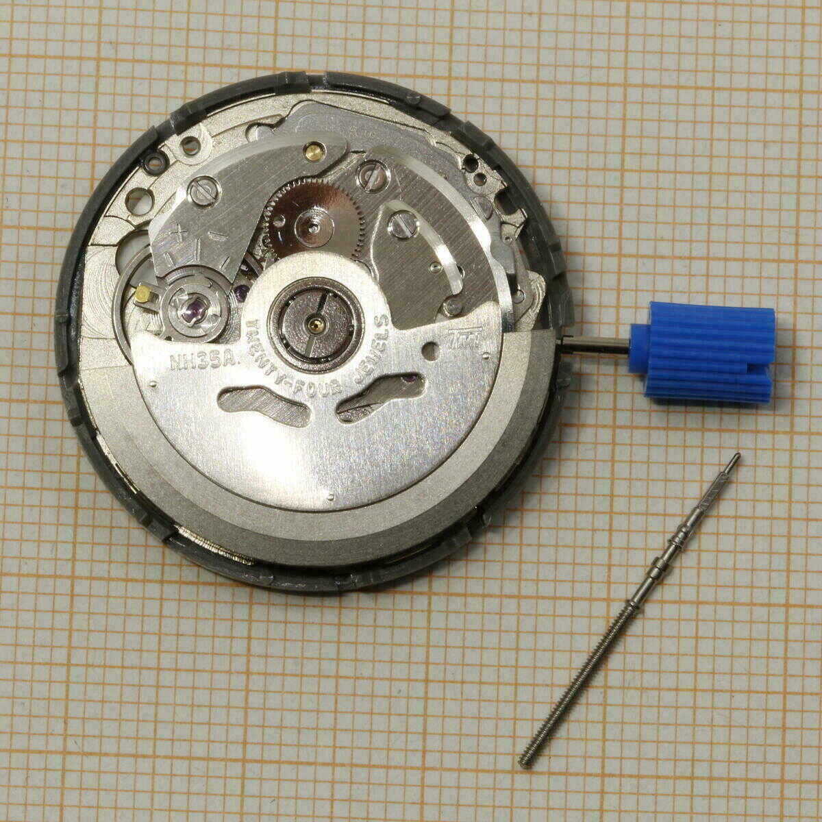 Seiko SII NH 35A Automatik Uhrwerk, Seiko NH35A Automatic Movement – Bild 2