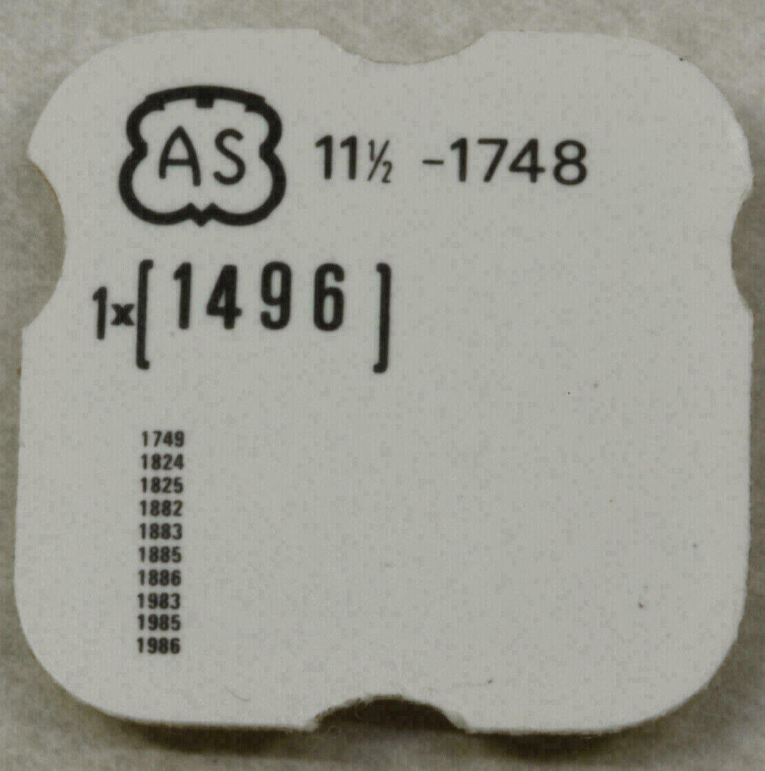 AS 1882 Watch Parts 201, 227, 1141/1, 1428, 1480, 1482, 1488, 1496 – image 3