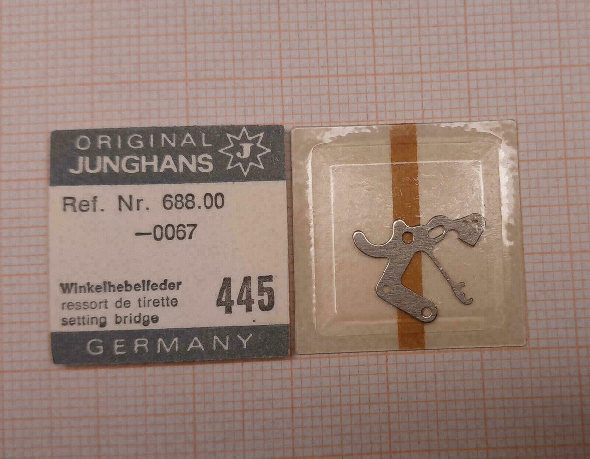 Junghans 88, J88, Part 420, Part 445, Part 8270, Winkelhebelfeder, Kronrad ...