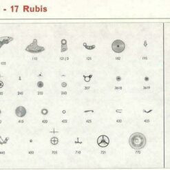 Piezas de repuesto France Ebauches, FE 45, FE 55, FE 68, FE 140, FE 140C, FE 163, FE 233-60, FE 233-68, FE 520 – imagen 13