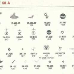 Piezas de repuesto France Ebauches, FE 45, FE 55, FE 68, FE 140, FE 140C, FE 163, FE 233-60, FE 233-68, FE 520 – imagen 14