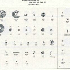 Piezas de reloj Standard, ST 69, ST 69-21, ST 69N, ST 691, ST 974, ST 1800, ST 97 – imagen 3