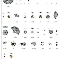 PESEUX Uhrenersatzteile 7001, 7000, 7060, 7040, 7020, 140, 170, 180, 320, 330, 340 – Bild 2