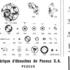 PESEUX WATCH PARTS 7001, 7000, 7060, 7040, 7020, 140, 170, 180, 320, 330, 340 – image 3