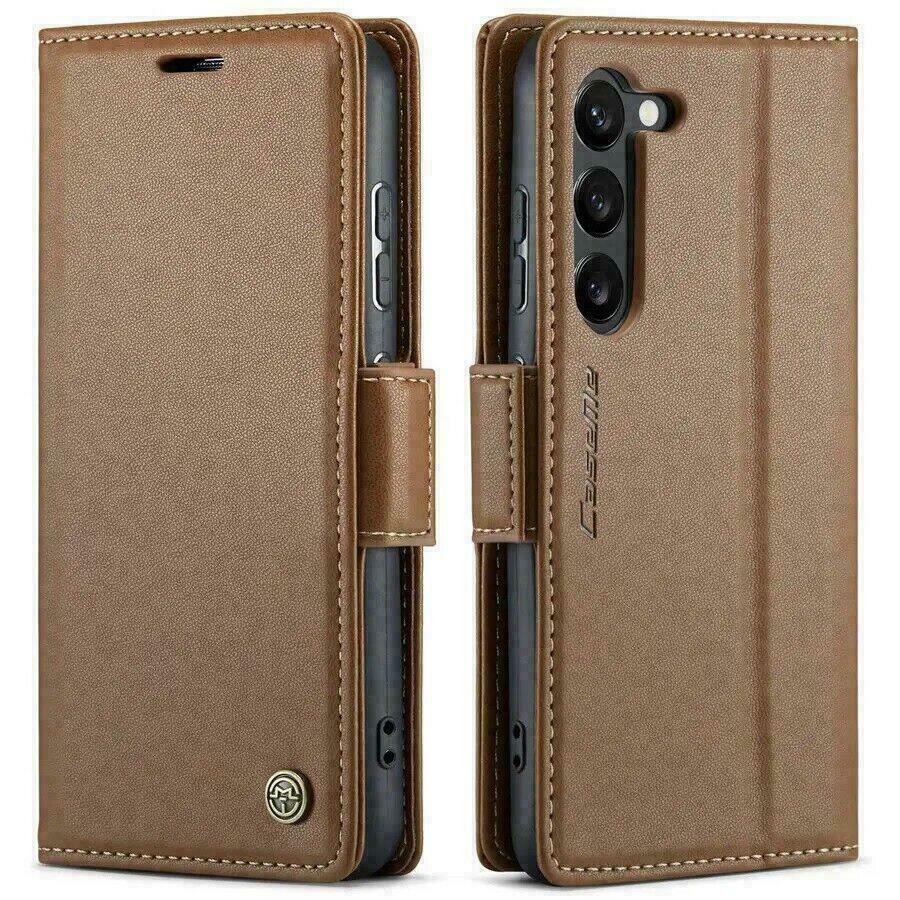 Custodia per cellulare RFID in pelle, custodia protettiva a portafoglio, iPhone Samsung – immagine 3