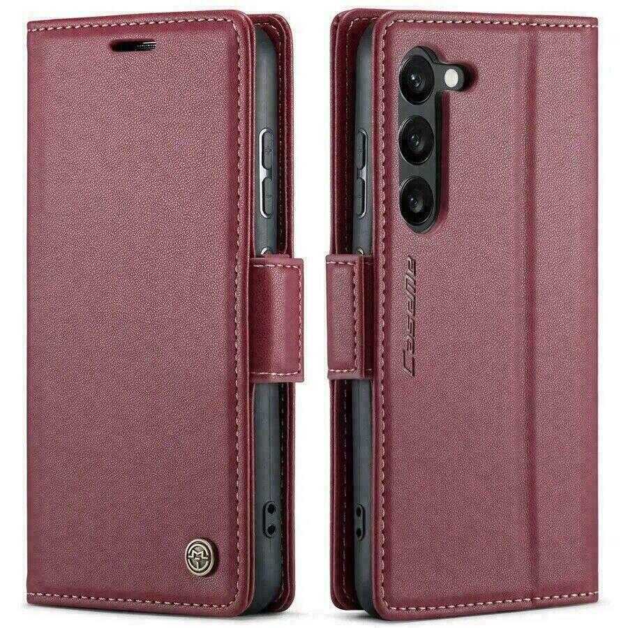 Custodia per cellulare RFID in pelle, custodia protettiva a portafoglio, iPhone Samsung – immagine 4