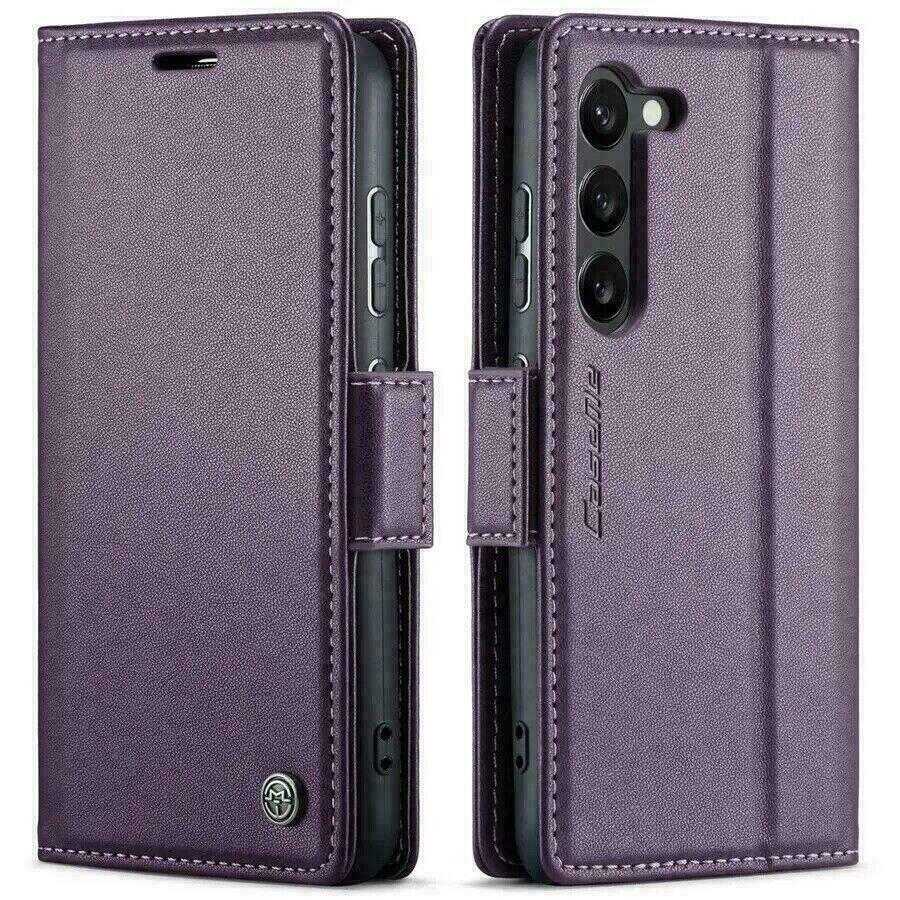 Custodia per cellulare RFID in pelle, custodia protettiva a portafoglio, iPhone Samsung – immagine 5
