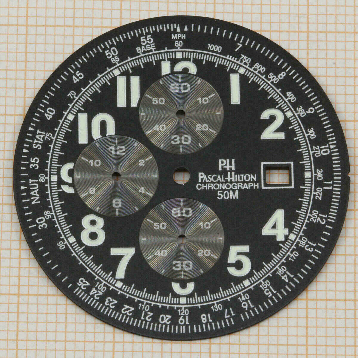 Zifferblatt für MIYOTA OS 10 / Chrono Ziffernblatt / Watch Dial for Miyota OS10 – Bild 3