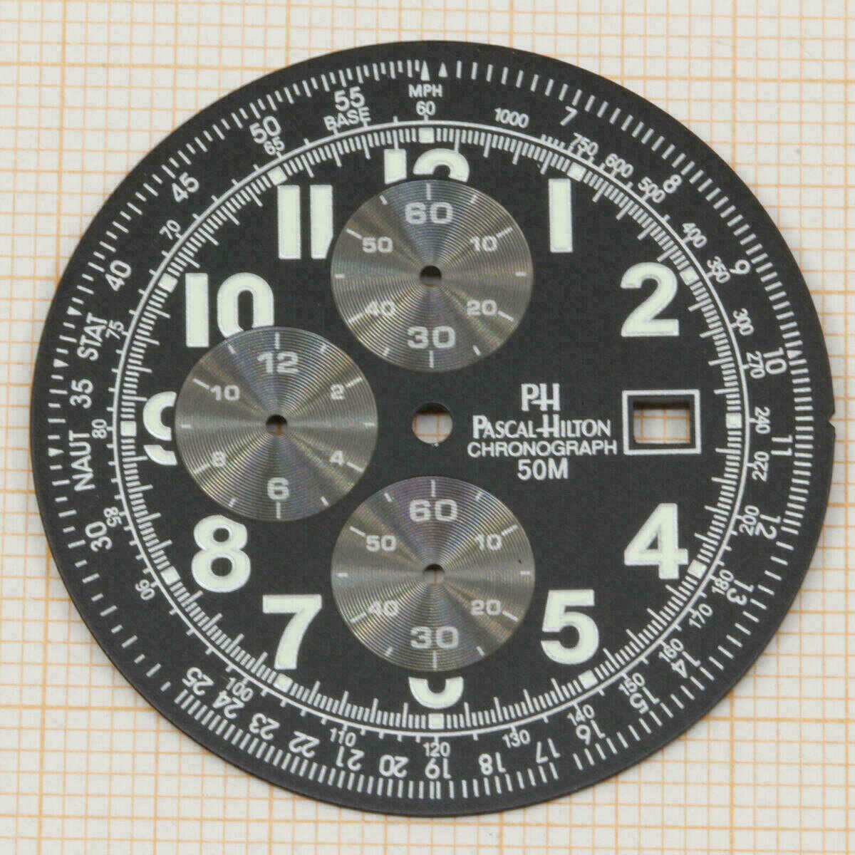 Zifferblatt für MIYOTA OS 10 / Chrono Ziffernblatt / Watch Dial for Miyota OS10 – Bild 4