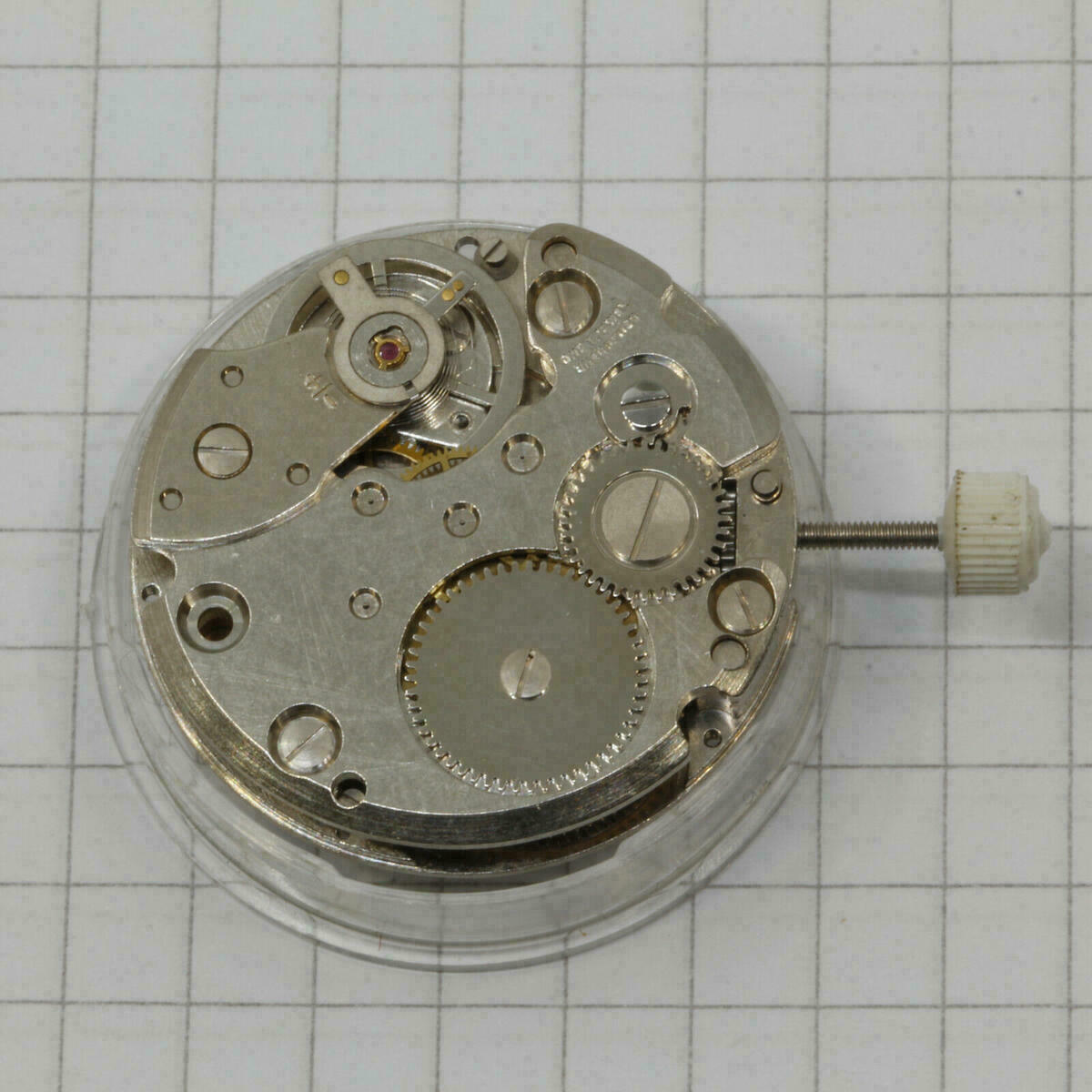 Movimiento de cuerda manual mecánico Sonceboz ES 55 NOS & 1 rubí Voumard #6 – imagen 3