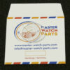 Cristal de zafiro de repuesto plano 1,0mm, diámetro 15-45mm