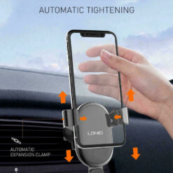Supporto per cellulare, supporto auto Gravity per griglia di ventilazione 2 – immagine 5