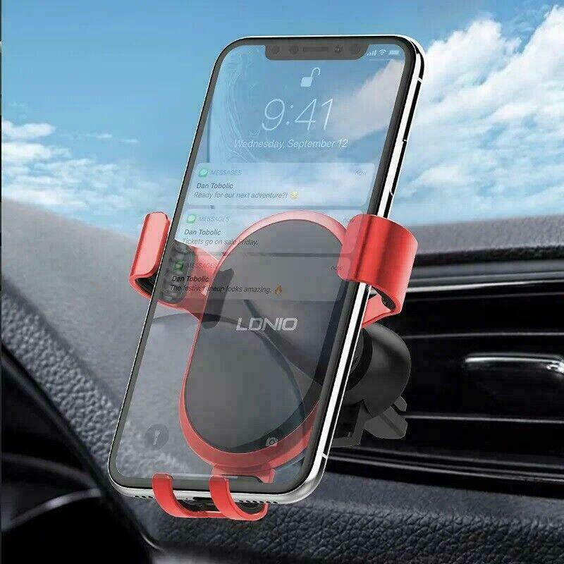 Supporto per cellulare, supporto auto Gravity per griglia di ventilazione 2