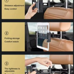Support de tablette pour voiture universel â appui-tĂȘte â pour iPad, Galaxy, Switch â neuf â image 5