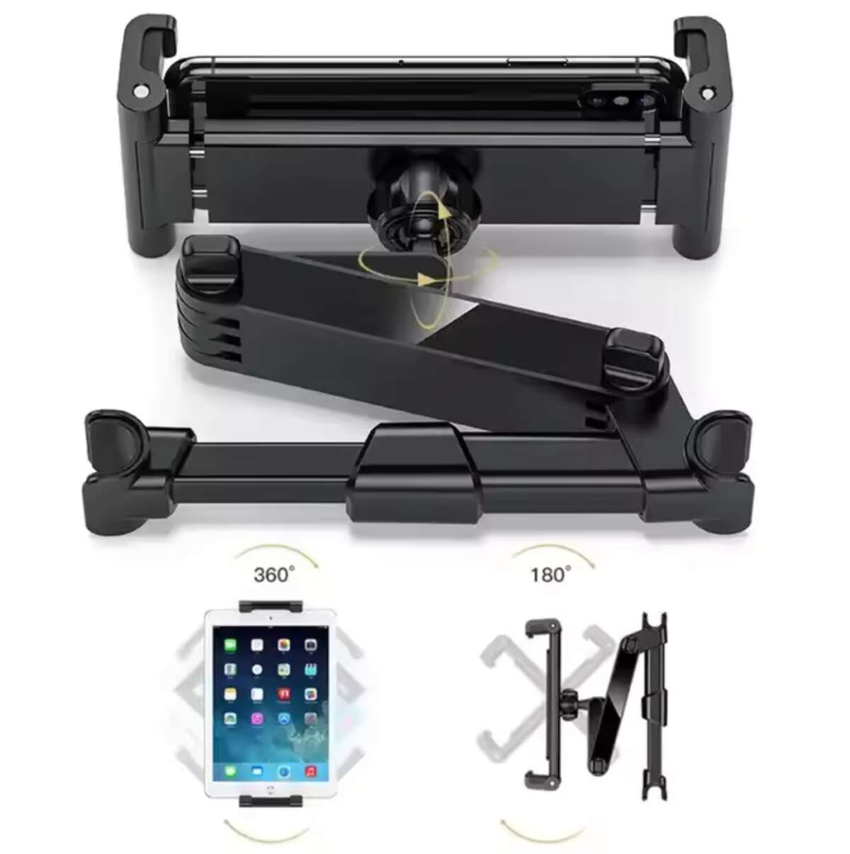 Support de tablette pour voiture universel â appui-tĂȘte â pour iPad, Galaxy, Switch â neuf â image 9