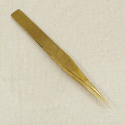 Uhrmacher Pinzetten Set 5 teilig Pinzettensatz Messing Laborpinzetten Tweezers – Bild 5