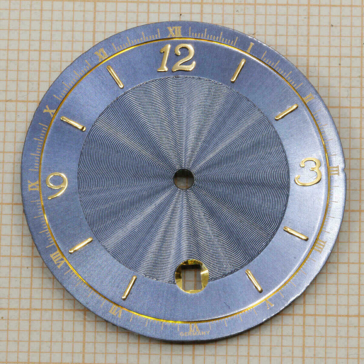 Dial for ETA 955.414, Ø 30.0 mm, Blue, Glossy #42 – image 3