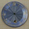 Zifferblatt ETA 955.414 in strahlendem Blau 30mm