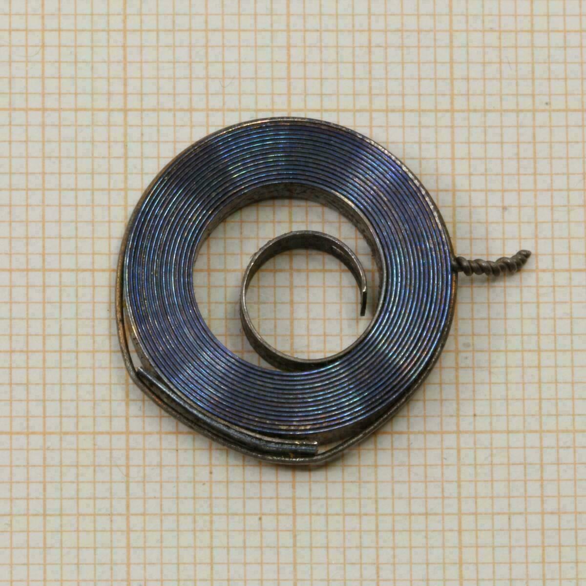 AUFZUGFEDER 4x20,5x0,30x745 Mainspring Aufzugsfeder Zugfeder NOS SWISS