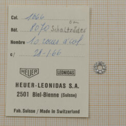 HEUER CAL. 1666 PART No. 8070 Schaltrad, Piller Wheel - NOS - HEUER Monte Carlo