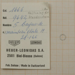 HEUER CAL. 1666 PART No 9642 Haltering für Stundenstern ~NOS~ HEUER Monte Carlo