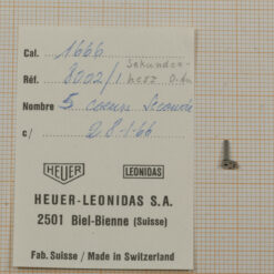 HEUER CAL. 1666 PART No 8002/1 Sekundenherz, second heart NOS HEUER Monte Carlo