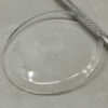 Vetro per orologi da tasca con molatura a lente, 35–50 mm