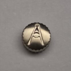Corona de reloj resistente al agua, acero inoxidable, 6.0mm, nueva – imagen 3