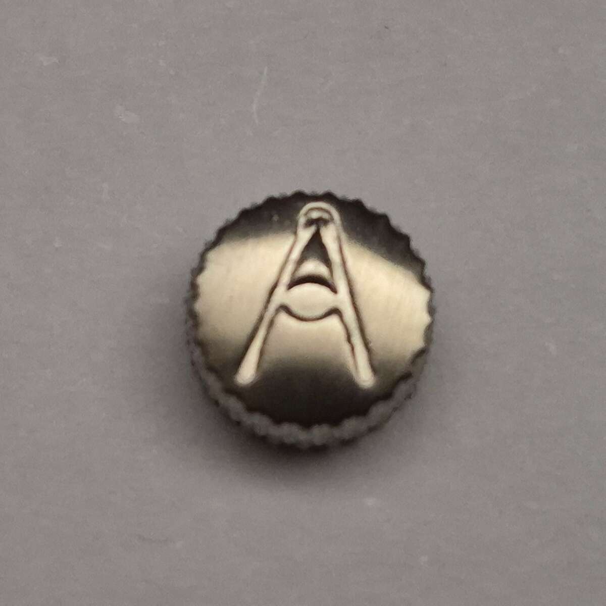 Corona de reloj resistente al agua, acero inoxidable, 6.0mm, nueva – imagen 3