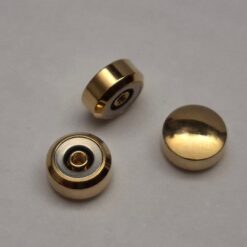 Waterproof Winding Crown with O-Ring, Gold-Plated or Silver-Plated – NOS – image 4