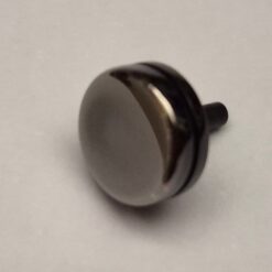 Uhrenkrone Aufzugskrone wasserdicht O-Ring NOS schwarz, versilbert watch crown – Bild 2