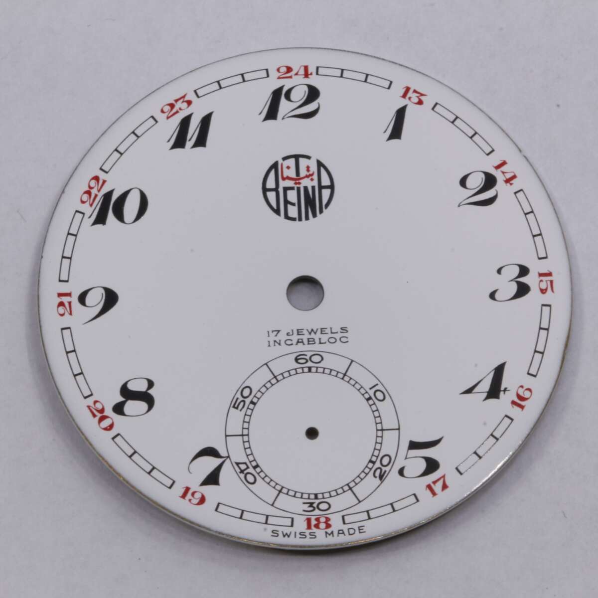 Quadrante per orologio da tasca per UNITAS 498 Ø37mm SWISS – immagine 2