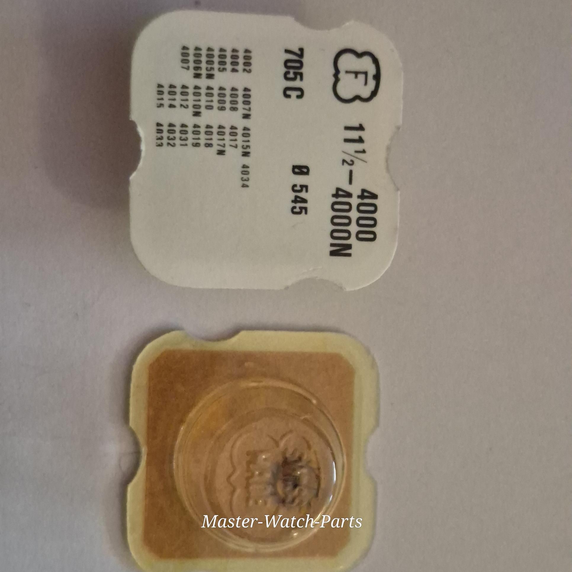 Felsa 4000 4007 4010 4017 4031 Automatik Ersatzteile Spare Parts NOS Swiss 11 1/2‴ – Bild 3